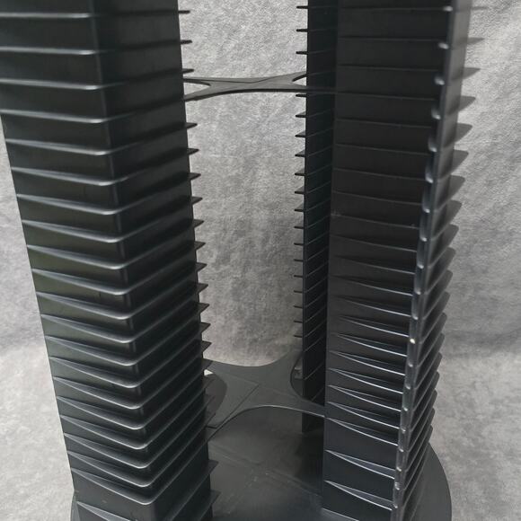 Fellowes Rotating CD Storage Tower Stand Compact Disk Music Cd's Holder 112 - Picture 3 of 9